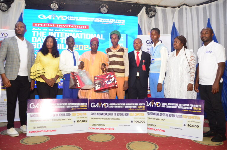 2024 Boy Child Day Celebration and GAIYD Essay Competition