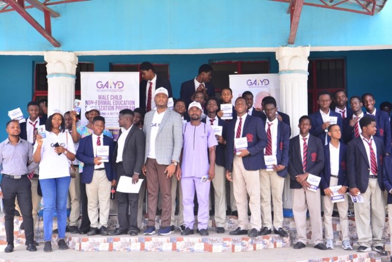 School sensitization with the NDLEA in       Pace Setters College